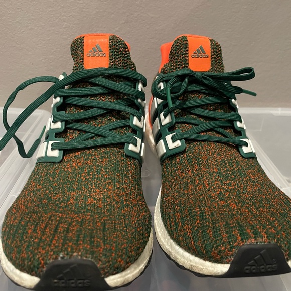 Adidas Ultraboost 4.0 Miami Hurricane men’s 11 - Picture 2 of 10